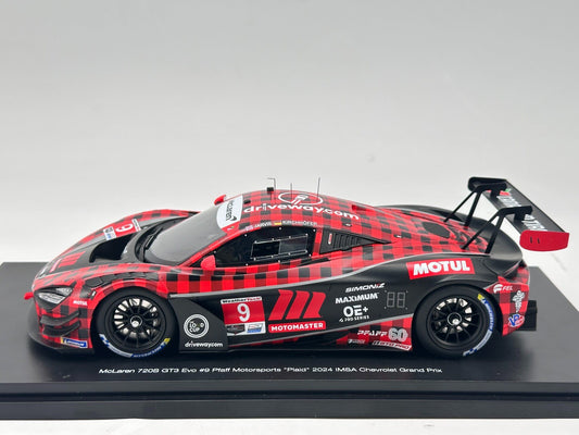 TopSpeed McLaren 720S Evo Pfaff Motorsports Plaid 1:18 - immagine 2