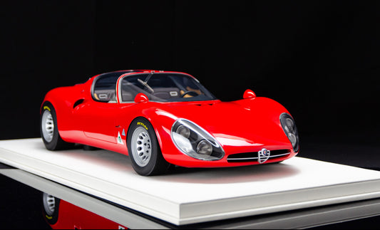 DMH 1/8 Alfa Romeo Tipo 33 Stradale Resin Model – Museum Display Grade