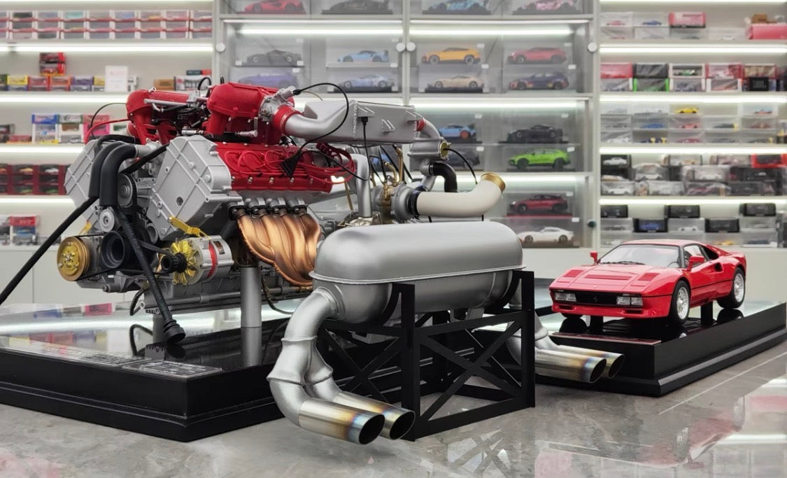 1/4 Scale Ferrari 288 GTO Engine Handcrafted Resin Display Model