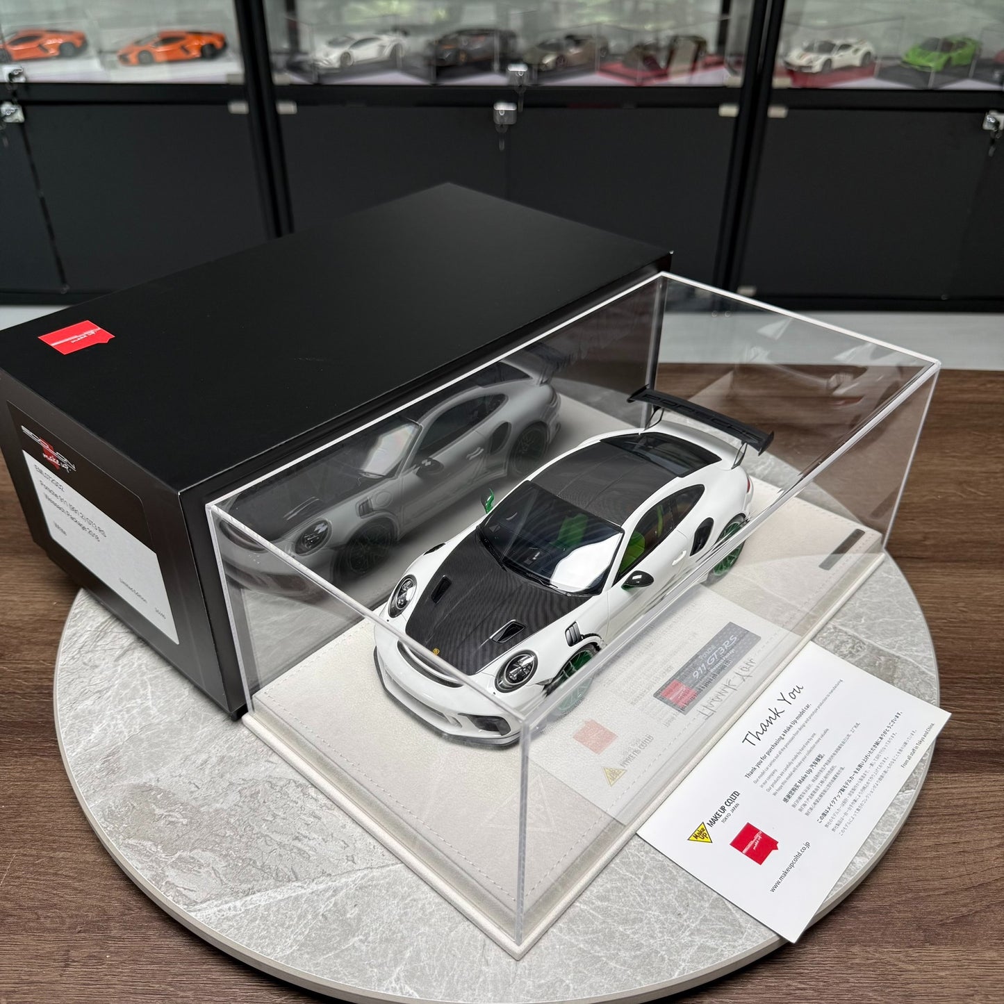 Make Up Porsche 911(991.2)GT3 RS 2018 1:18 Resin Model image 9