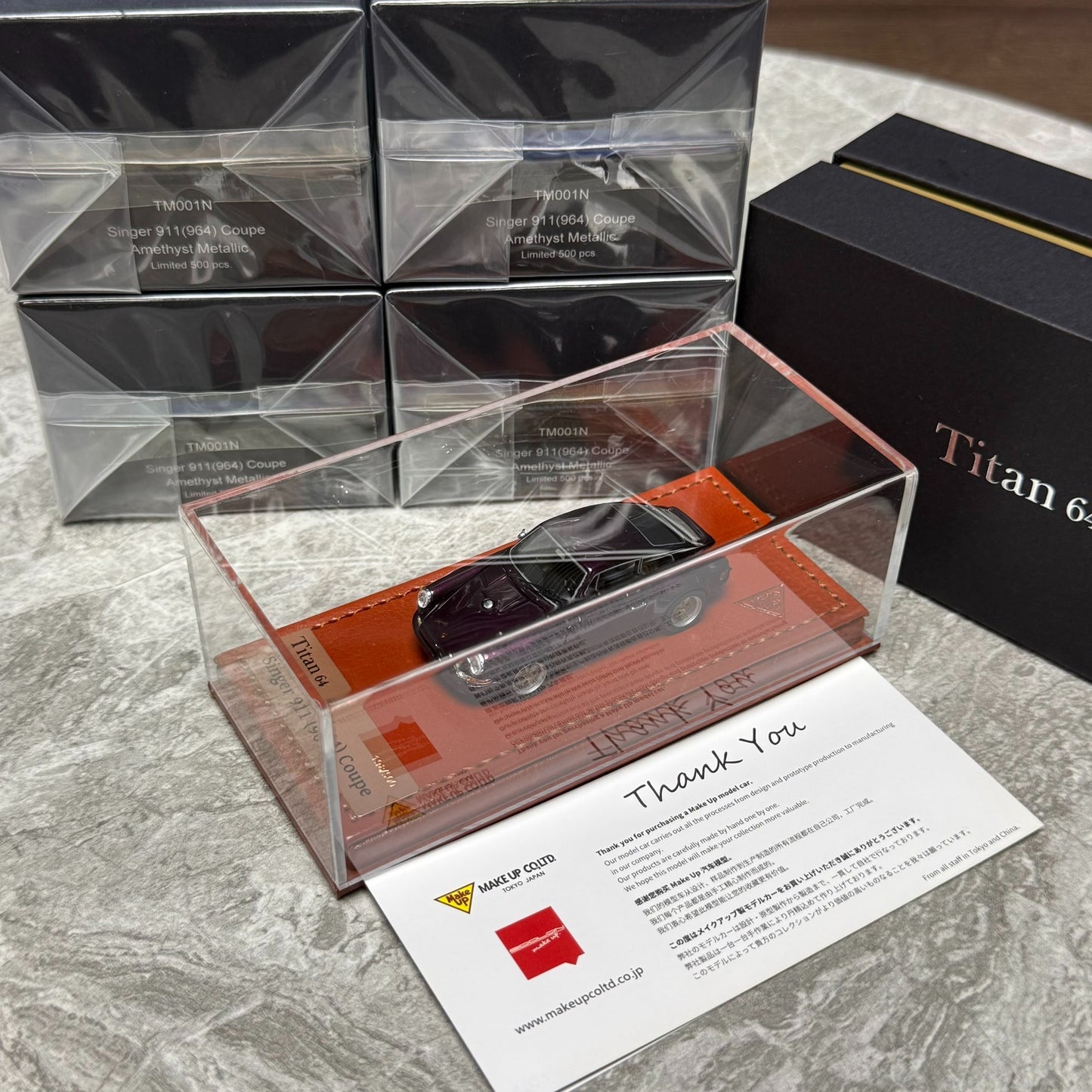 Make Up Porsche Singer 911 (964) Coupe 1:64 Resin Model image 9