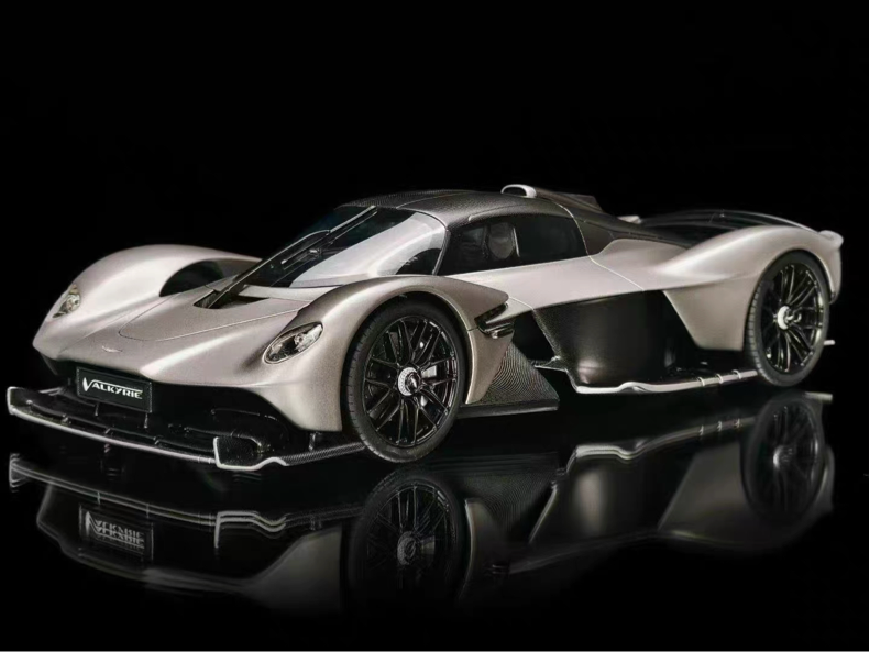 Frontiart 1/18 Aston Martin Valkyrie Silver Resin Model Limited Edition