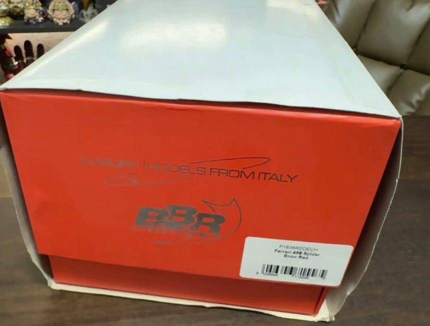 BBR 1/18 Ferrari 458 Spider Enzo Red Limited 20 Resin Model 12/20