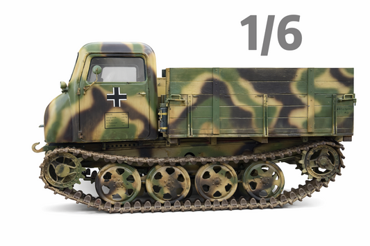 1/6 WWII German RSO Raupenschlepper Ost Tracked Vehicle Model
