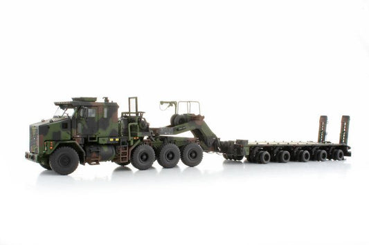 Drake 1/50 Oshkosh HET M1070 Heavy Equipment Transporter With M1000 Trailer & M1A2 Abrams Tank