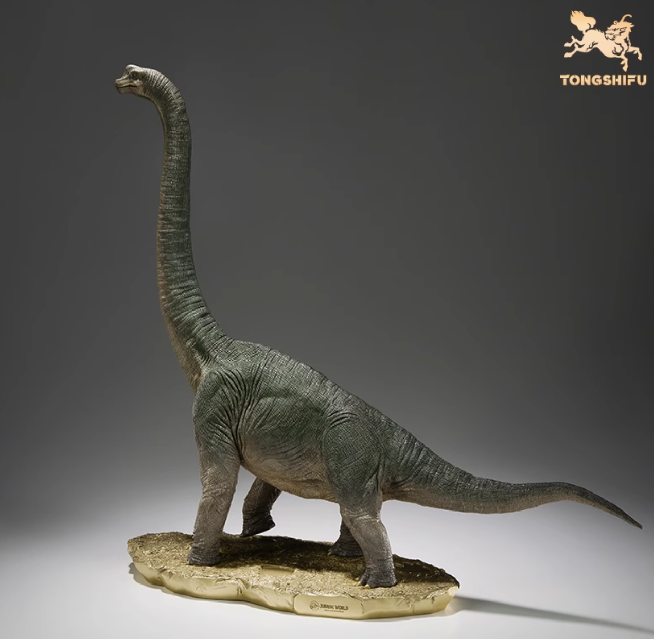 Statua in ottone di Brachiosauro TONGSHIFU 1/8 Jurassic World Ltd 500 n. 001