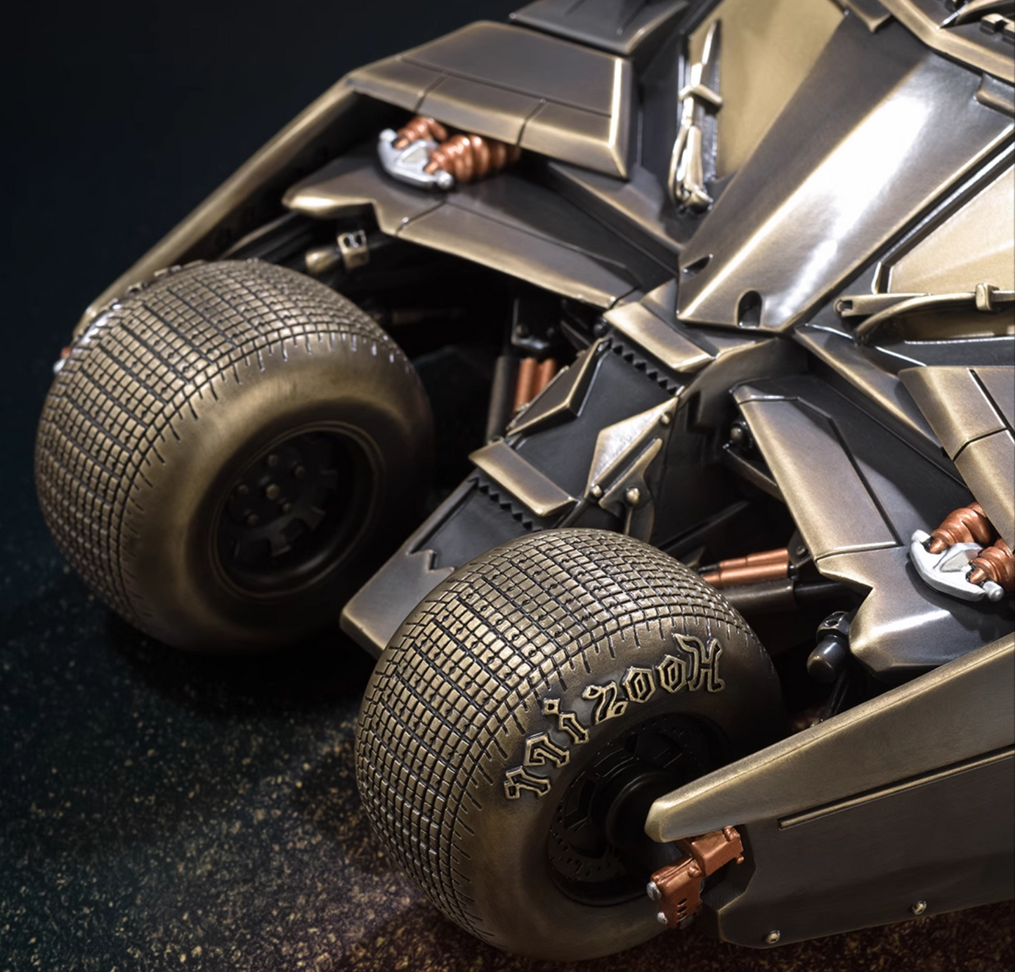 TONGSHIFU DC Batmobile modello in ottone edizione limitata 999 da collezione interamente in metallo