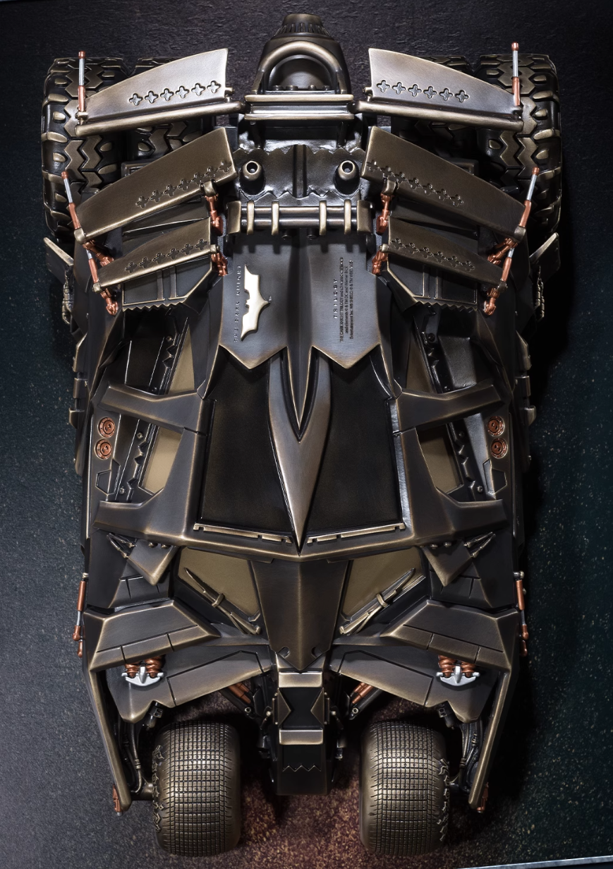TONGSHIFU DC Batmobile modello in ottone edizione limitata 999 da collezione interamente in metallo