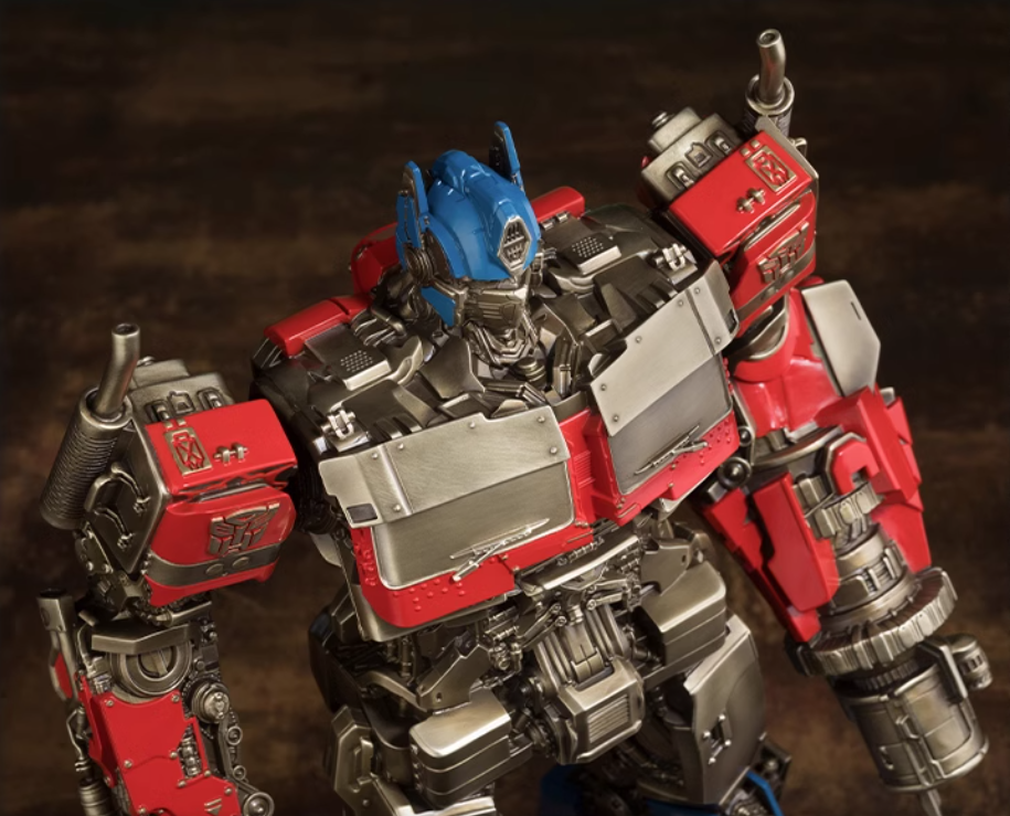Statua in ottone di Optimus Prime di TONGSHIFU Transformers con licenza Ltd 3999 completamente in metallo