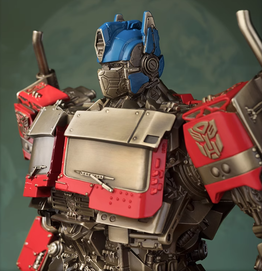Statua in ottone di Optimus Prime di TONGSHIFU Transformers con licenza Ltd 3999 completamente in metallo