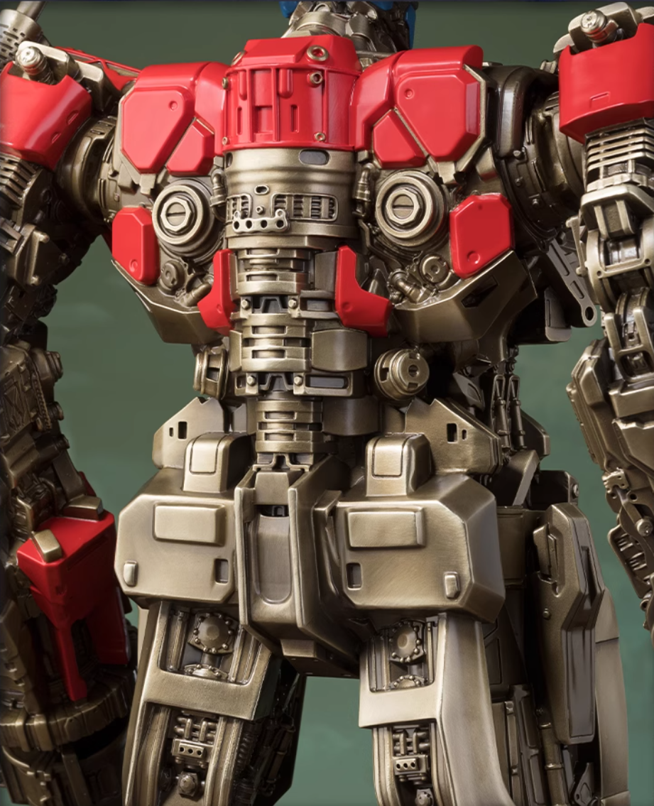 Statua in ottone di Optimus Prime di TONGSHIFU Transformers con licenza Ltd 3999 completamente in metallo