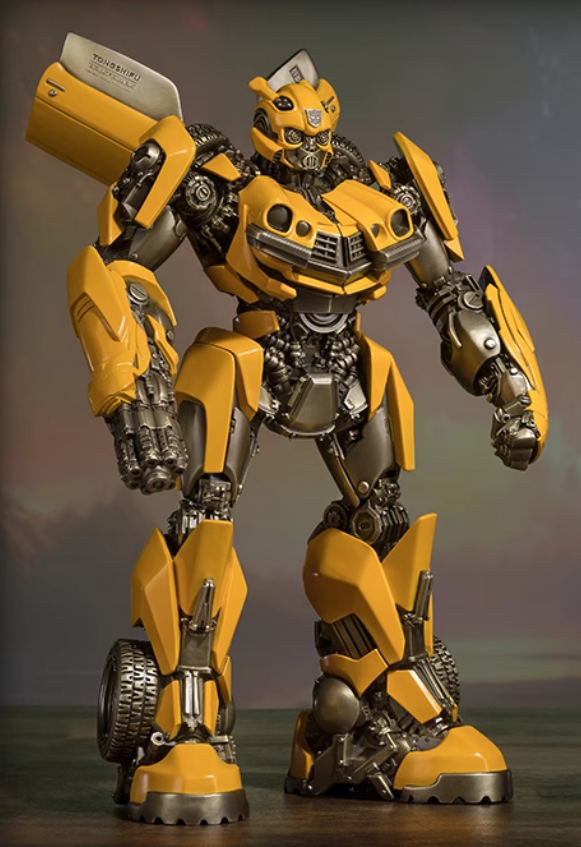 TONGSHIFU Bumblebee Brass Statue Transformers Licensed Full Metal Limited x3999(7kg)