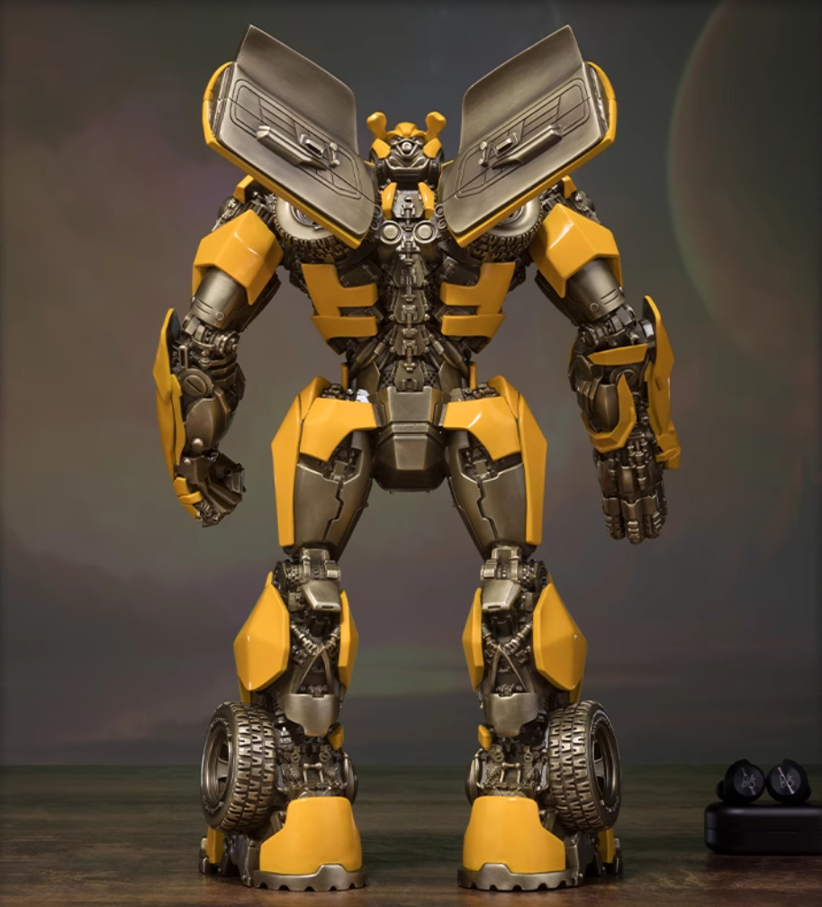 TONGSHIFU Bumblebee Brass Statue Transformers Licensed Full Metal Limited x3999(7kg)