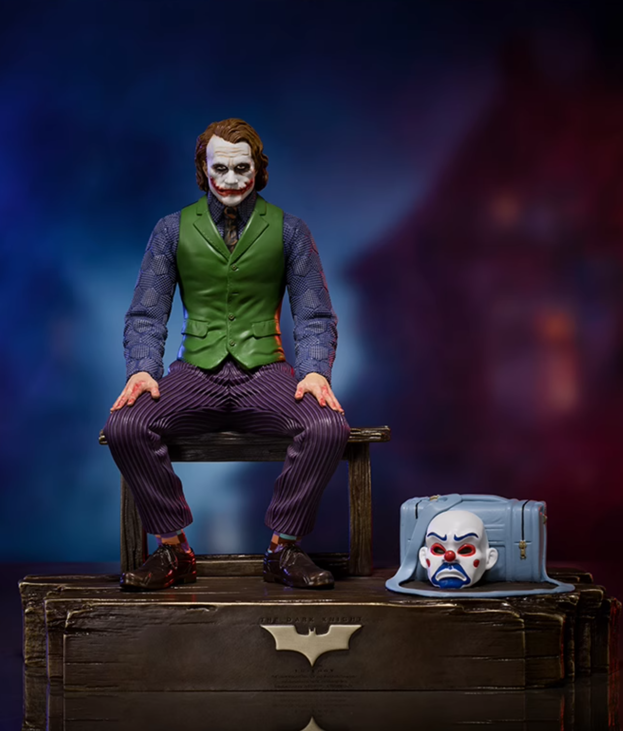 TONGSHIFU Joker Brass Statue Heath Ledger Licensed Limited 3999pcs Full Metal