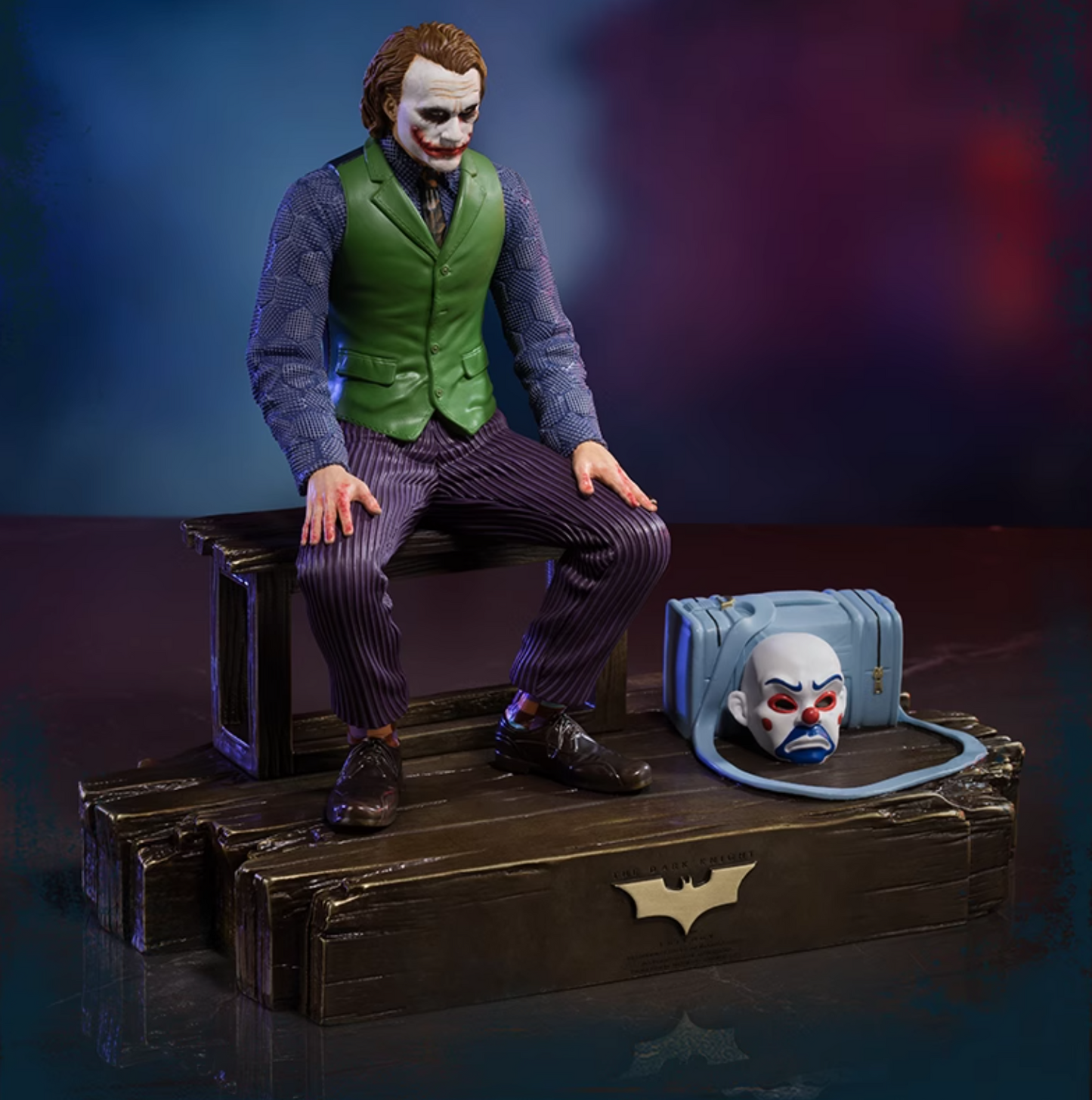 TONGSHIFU Joker Brass Statue Heath Ledger Licensed Limited 3999pcs Full Metal