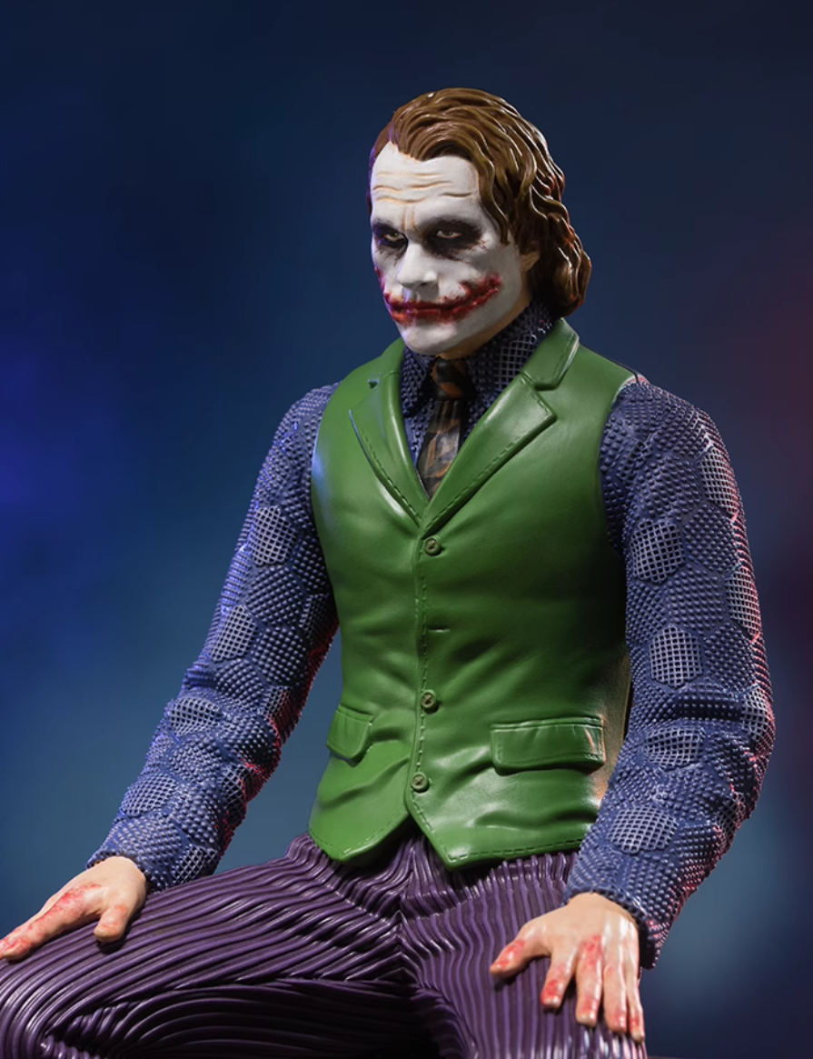 TONGSHIFU Joker Brass Statue Heath Ledger Licensed Limited 3999pcs Full Metal
