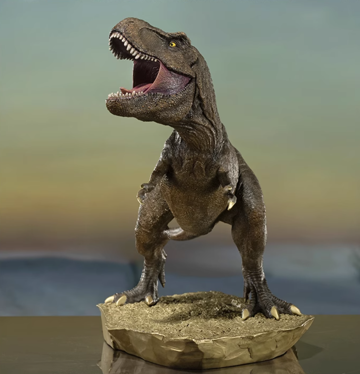 TONGSHIFU T-Rex Brass Statue Jurassic World Full Metal Limited Edition 500pcs NO.310