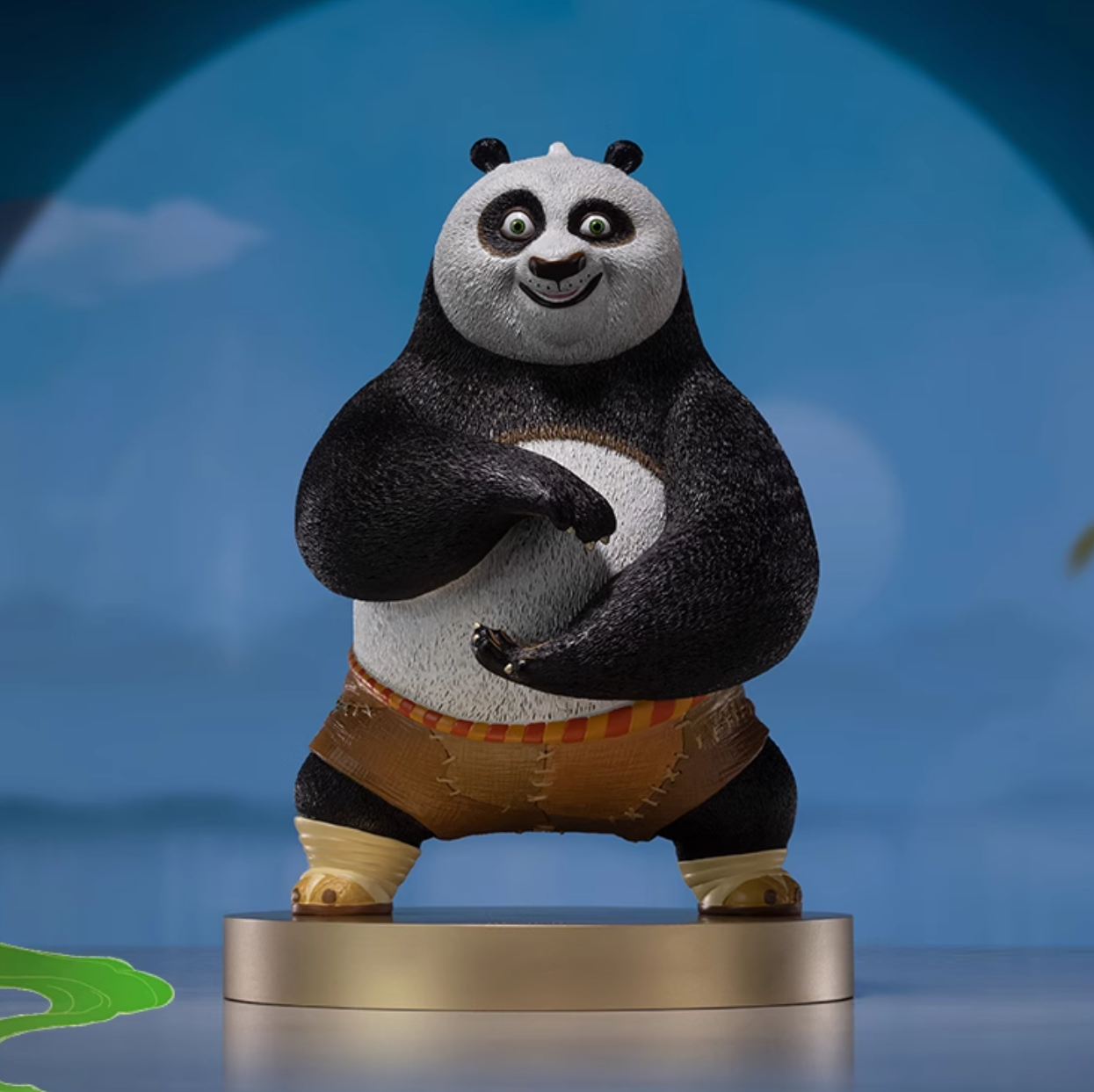 TONGSHIFU Kung Fu Panda Po Brass Statue DreamWorks Licensed Full Metal x3000