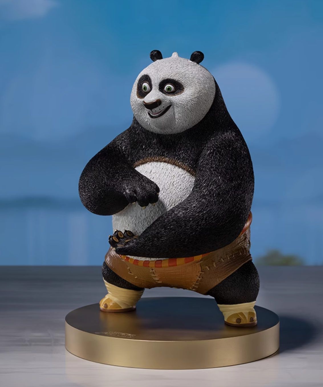 TONGSHIFU Kung Fu Panda Po Brass Statue DreamWorks Licensed Full Metal x3000