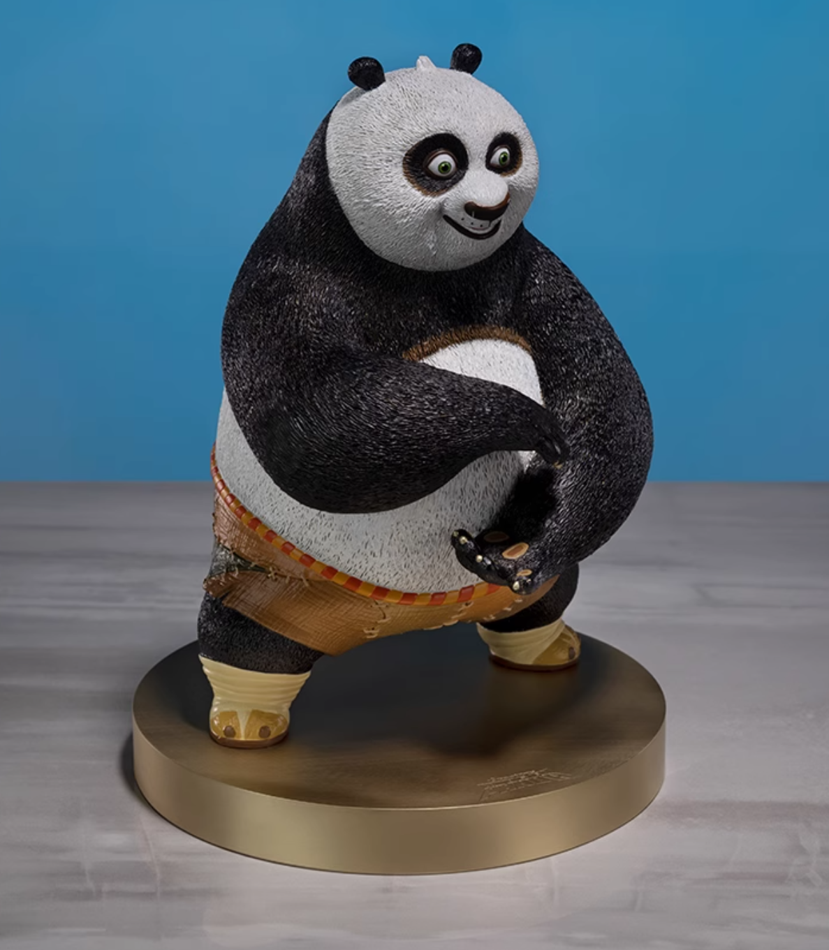 TONGSHIFU Kung Fu Panda Po Brass Statue DreamWorks Licensed Full Metal x3000