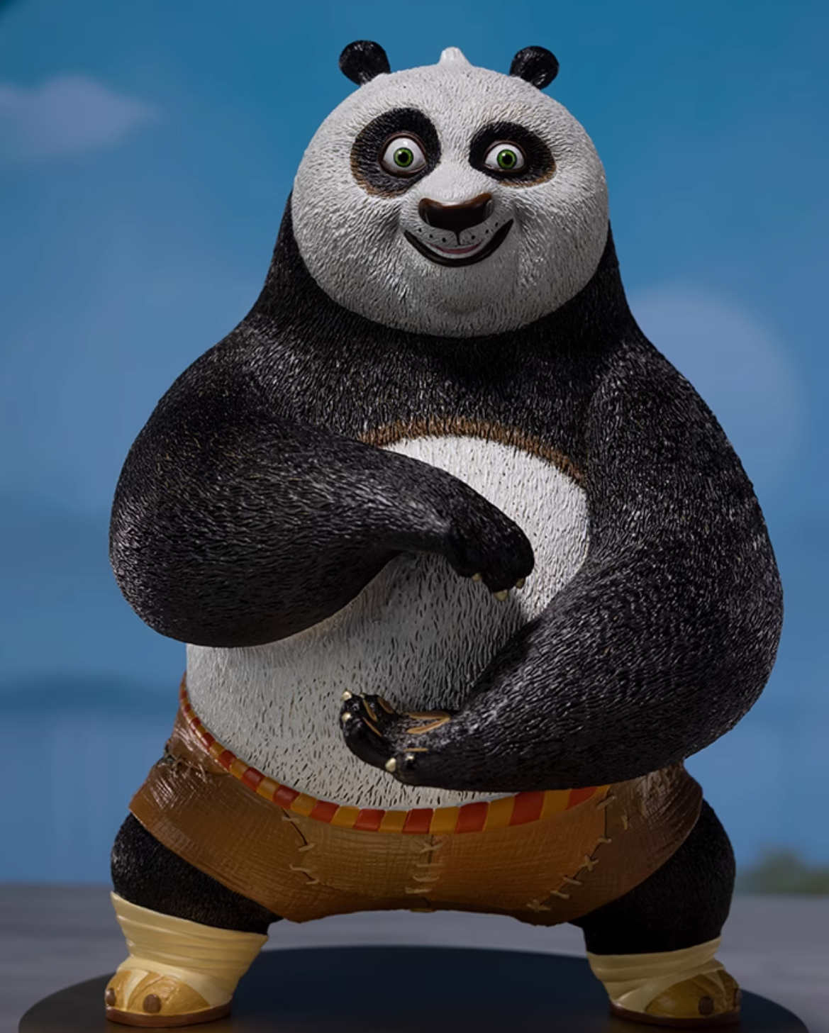 TONGSHIFU Kung Fu Panda Po Brass Statue DreamWorks Licensed Full Metal x3000