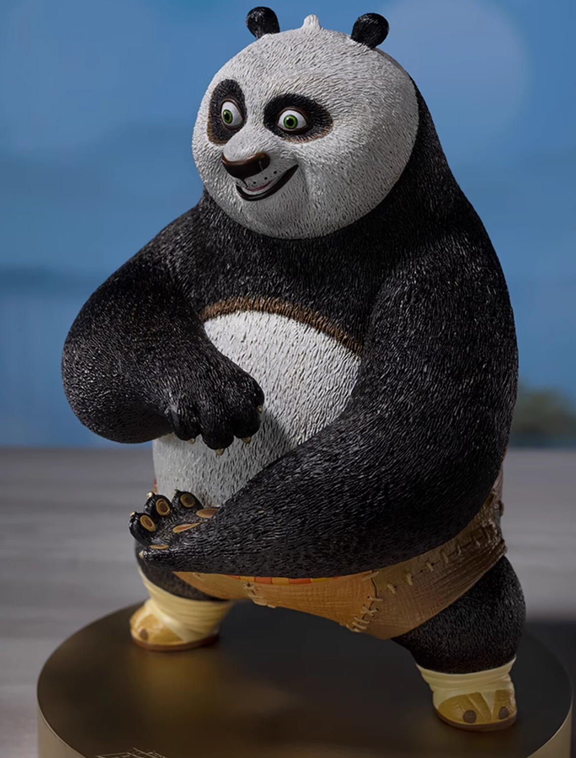 TONGSHIFU Kung Fu Panda Po Brass Statue DreamWorks Licensed Full Metal x3000