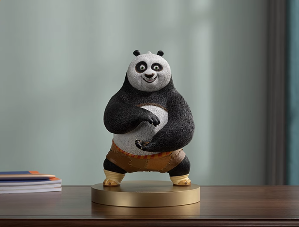 TONGSHIFU Kung Fu Panda Po Brass Statue DreamWorks Licensed Full Metal x3000