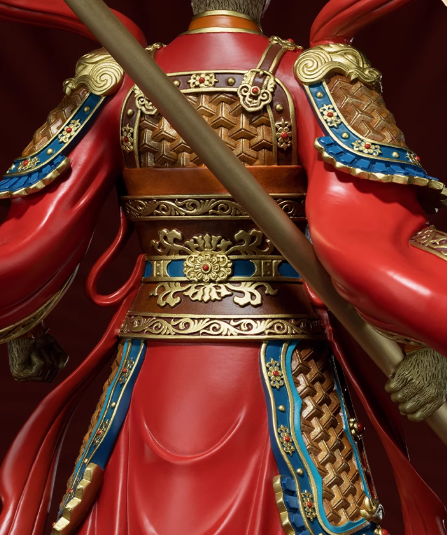 Statua in ottone del Re Scimmia TONGSHIFU, leggendario Sun Wukong, interamente in metallo x66666