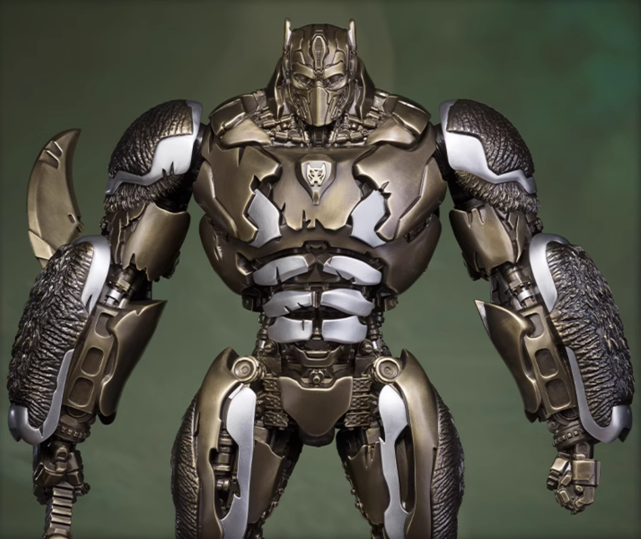 Statua in ottone primordiale TONGSHIFU Transformers Full Metal Limited x9999 (2,7 kg)
