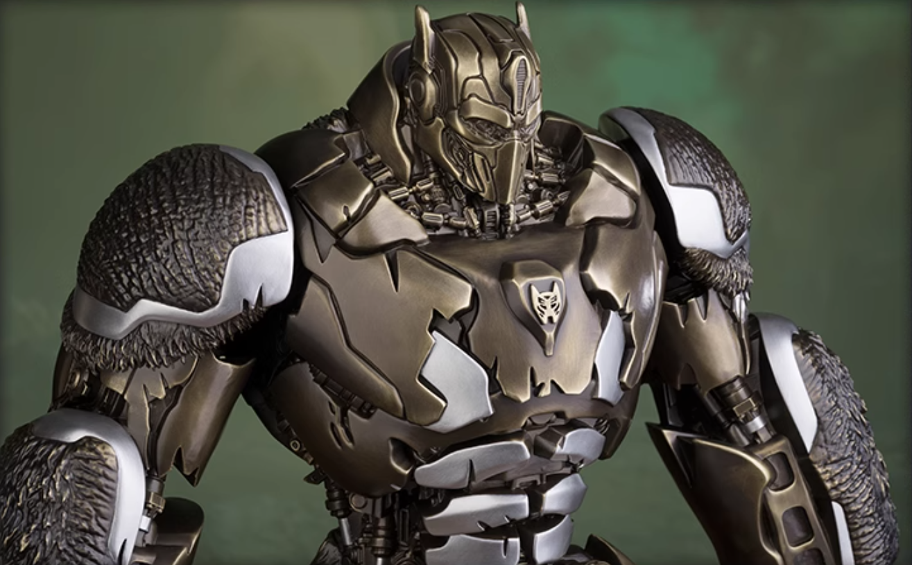 Statua in ottone primordiale TONGSHIFU Transformers Full Metal Limited x9999 (2,7 kg)