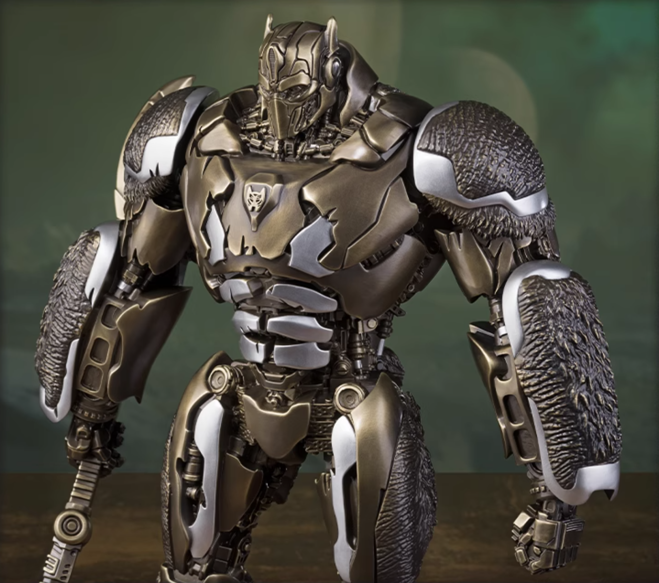 Statua in ottone primordiale TONGSHIFU Transformers Full Metal Limited x9999 (2,7 kg)