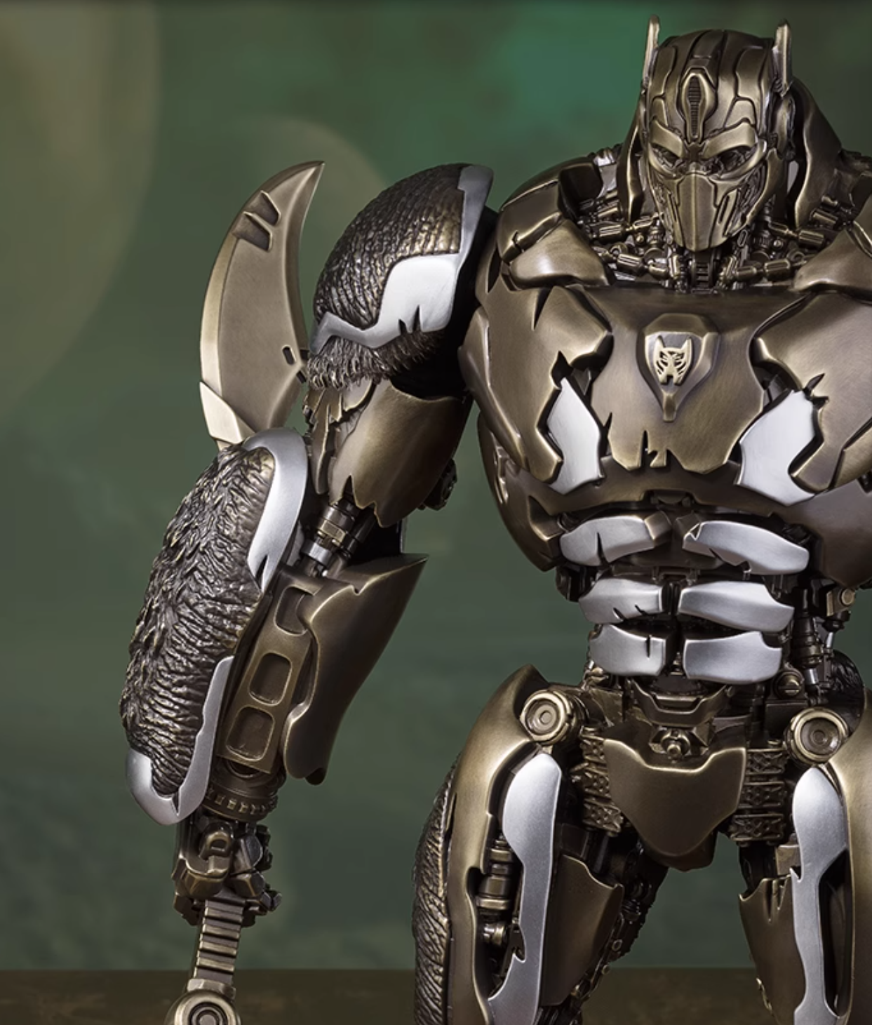 Statua in ottone primordiale TONGSHIFU Transformers Full Metal Limited x9999 (2,7 kg)