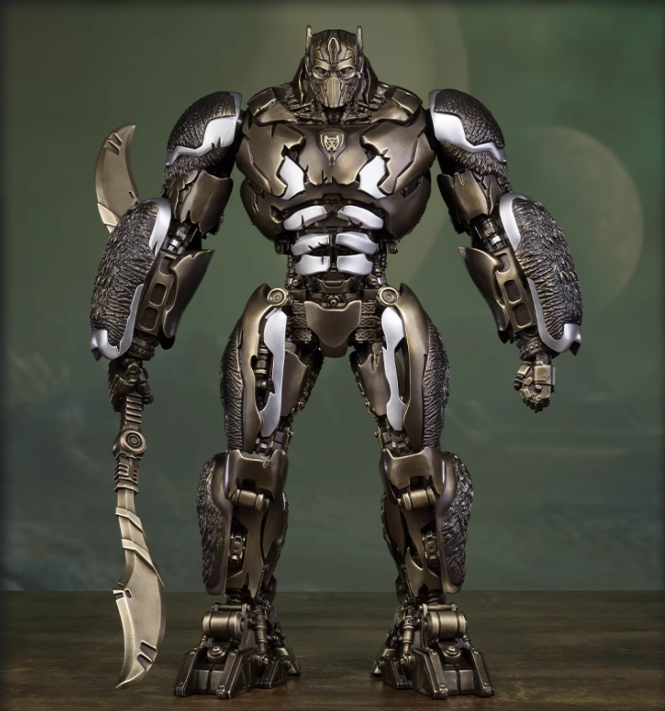 TONGSHIFU Primal Brass Statue Transformers Full Metal Limited x9999(2.7kg)