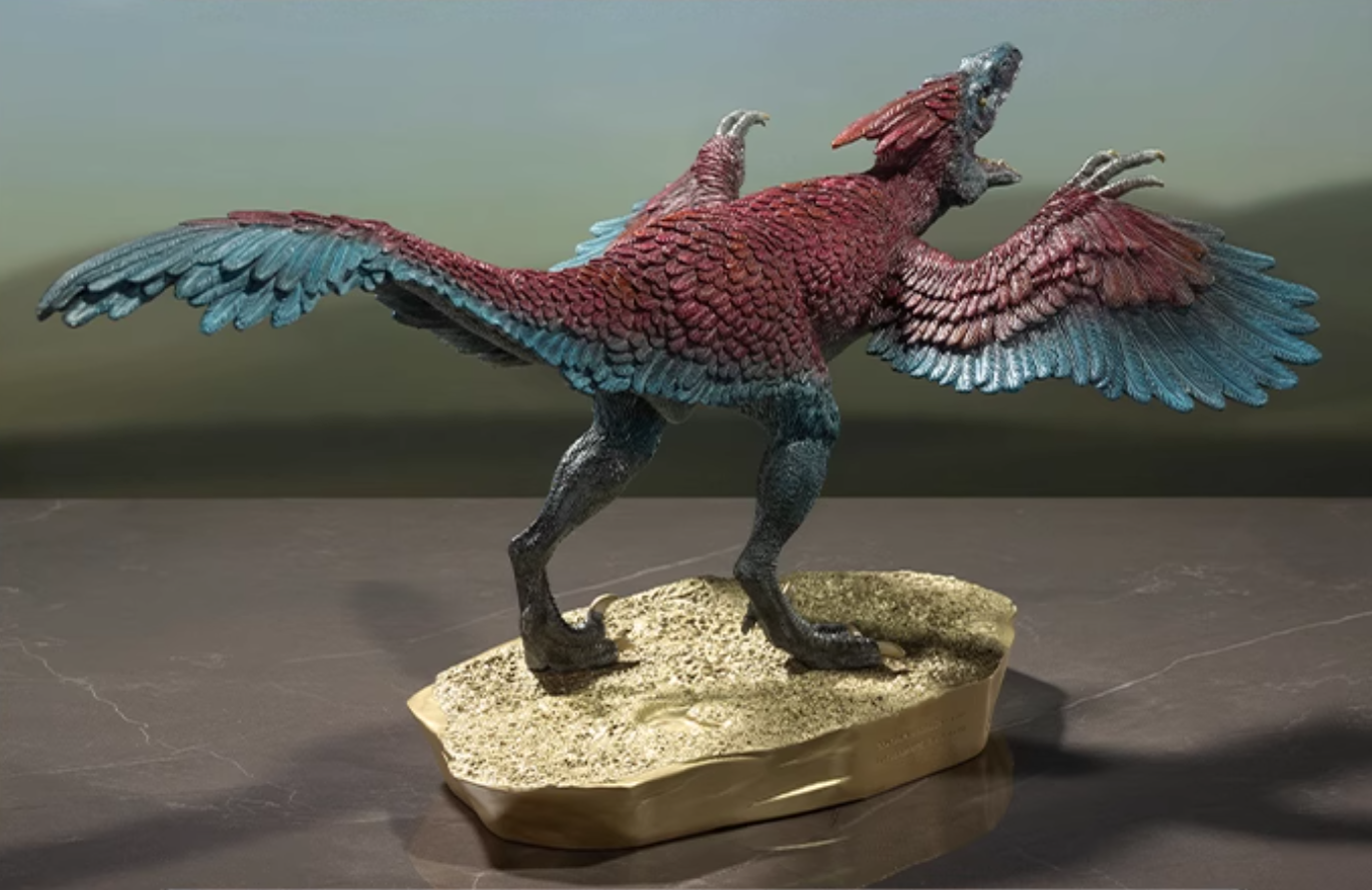 TONGSHIFU Pyroraptor Statue Jurassic World Brass Model Limited x999 (4.2kg)