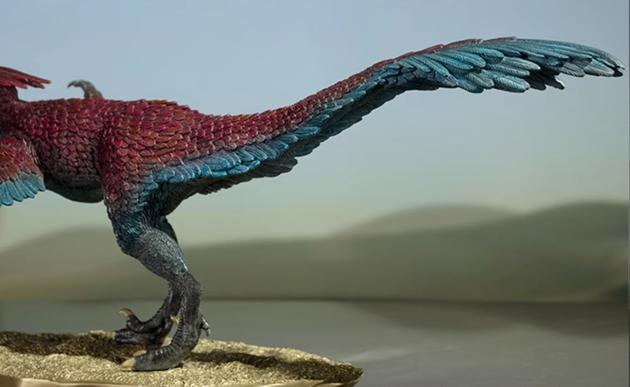 TONGSHIFU Pyroraptor Statue Jurassic World Brass Model Limited x999 (4.2kg)