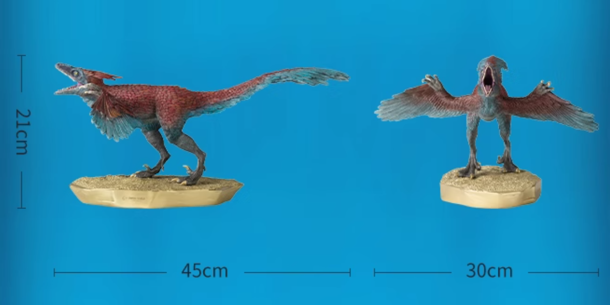 TONGSHIFU Pyroraptor Statue Jurassic World Brass Model Limited x999 (4.2kg)