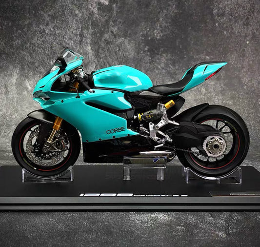 MY Collection 1/12 Ducati 1299s Diecast Metal Motorcycle Tiffany Blue