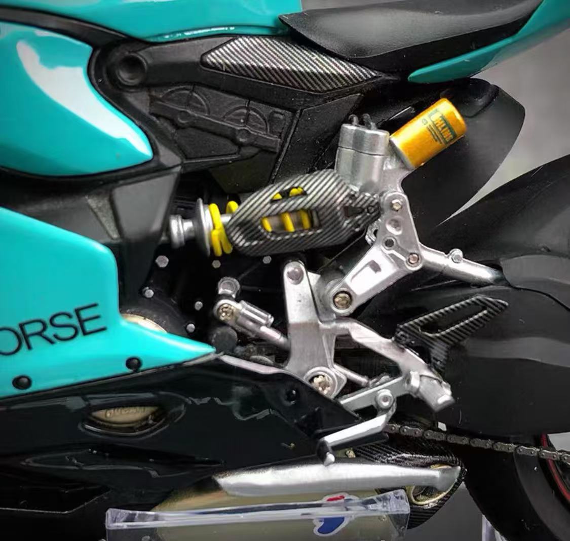 MY Collection 1/12 Ducati 1299s Diecast Metal Motorcycle Tiffany Blue