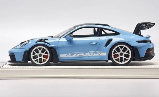 Davis & Giovanni Porsche 911 (992) GT3 RS Gentian Blue Limited Edition 1/18 Resin Model
