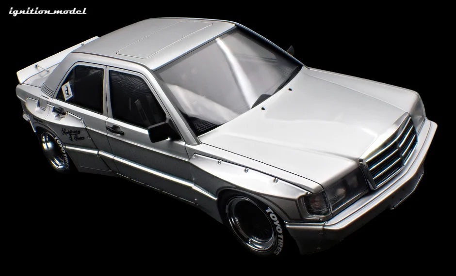 Ignition Model 1/18 PANDEM 190 Silver Resin Model Car IG3770