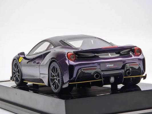 Amalgam 1/18 Ferrari 488 Pista Viola Resin Model