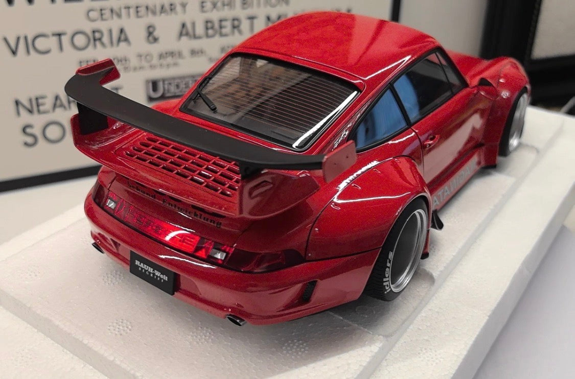AUTOart 1/18 Porsche RWB 993 NAGINATA Red Composite Model Limited Edition
