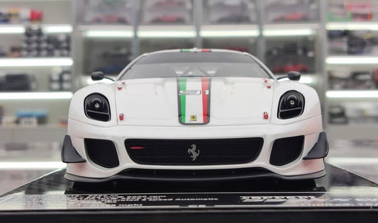 CE 1/18 Ferrari 599XX EVO #91 White Resin Model