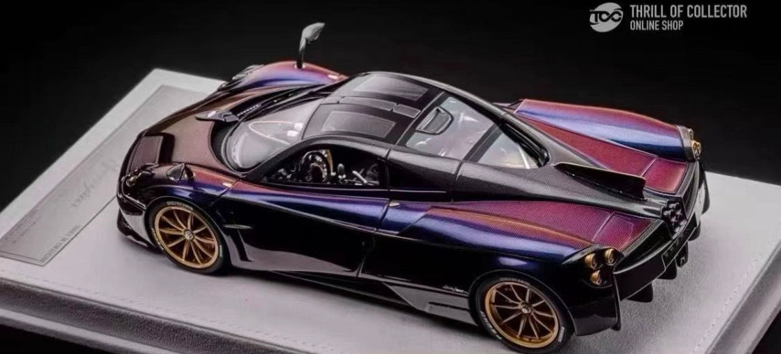 FuelMe x TOC Pagani Huayra Dinastia China Edition Chameleon Carbon 1/18 Resin Model