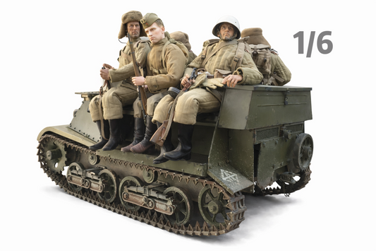 1/6 Scale WWII Soviet T20 Armored Tractor Custom Display Model