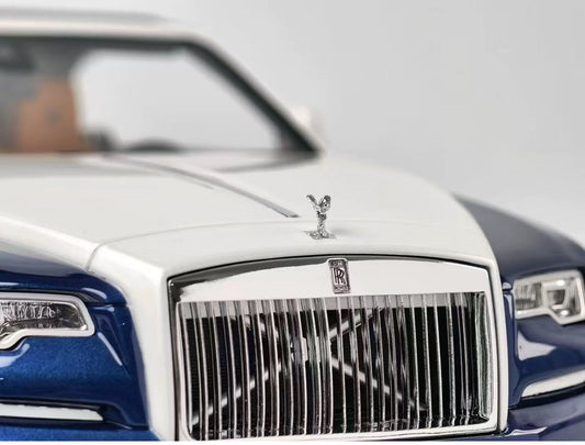 HH 1/18 Rolls-Royce Dawn Blue & White Two-Tone Resin Model