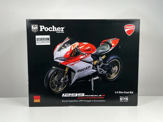 Pocher 1:4 Ducati 1299 Panigale S Model Kit – 976 Parts Diecast Limited