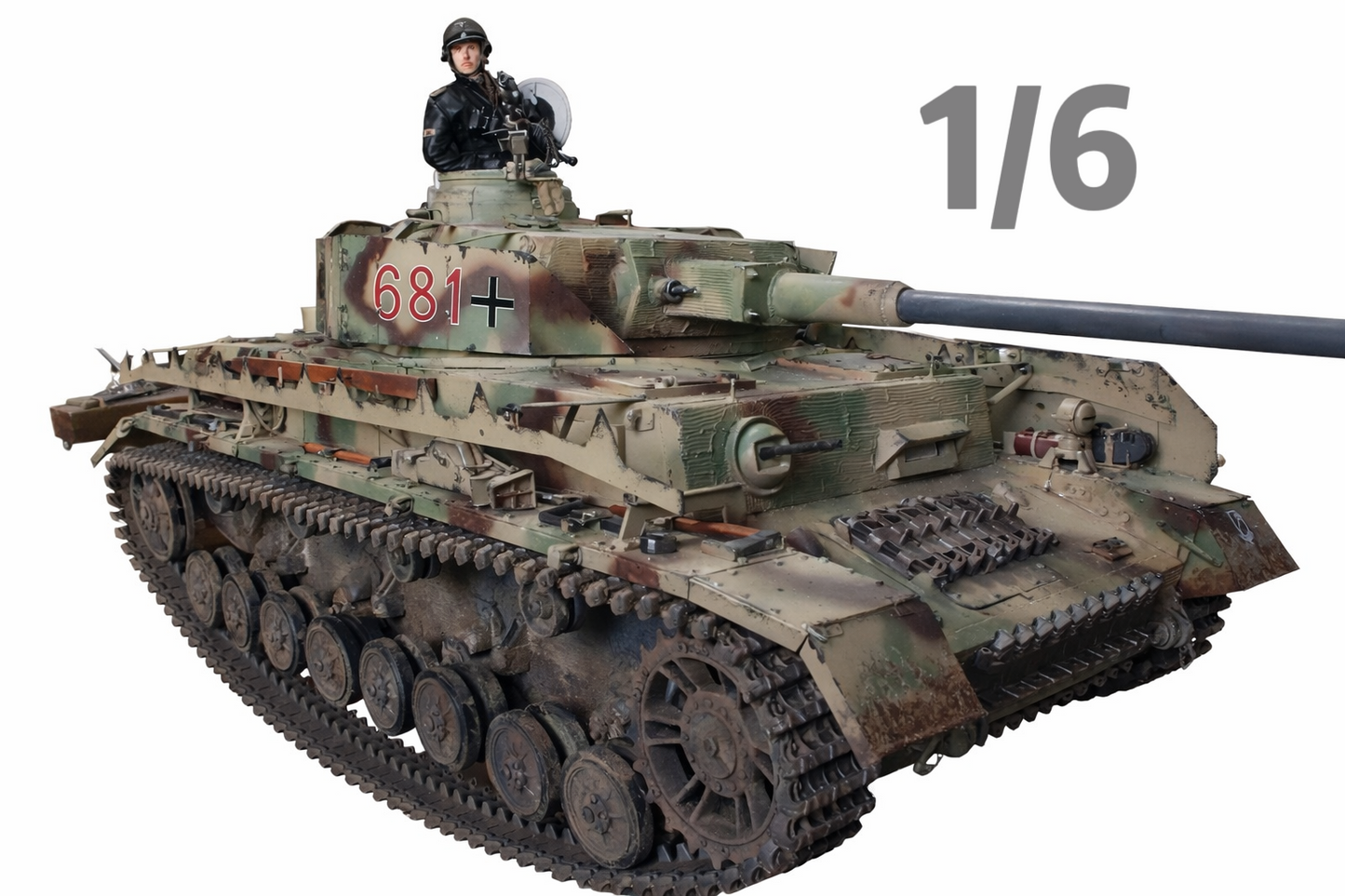 1/6 Scale WWII German Panzer IV Ausf.H – Custom Built Display Model (Sold / Exhibition Only)