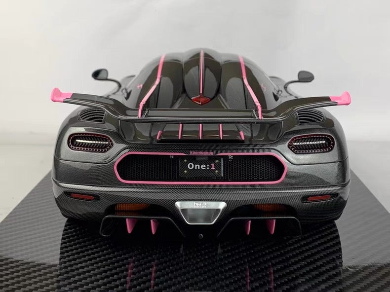 Frontiart 1/12 Koenigsegg One:1 Resin Model | Carbon Pink Edition | Collector Grade