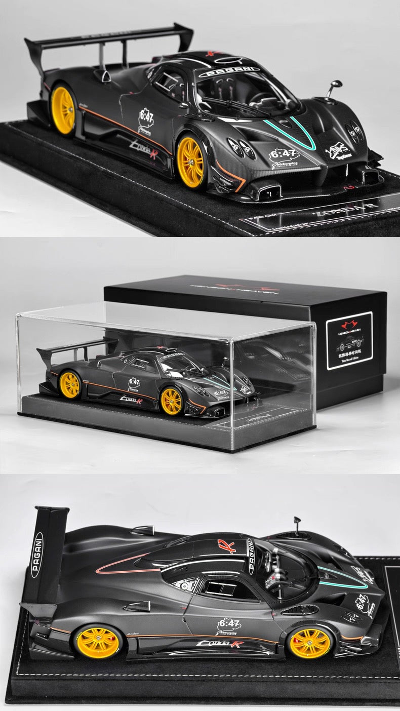 HH 1/18 Pagani Zonda R / Zonda Revolución Nürburgring Lap Time Resin Model